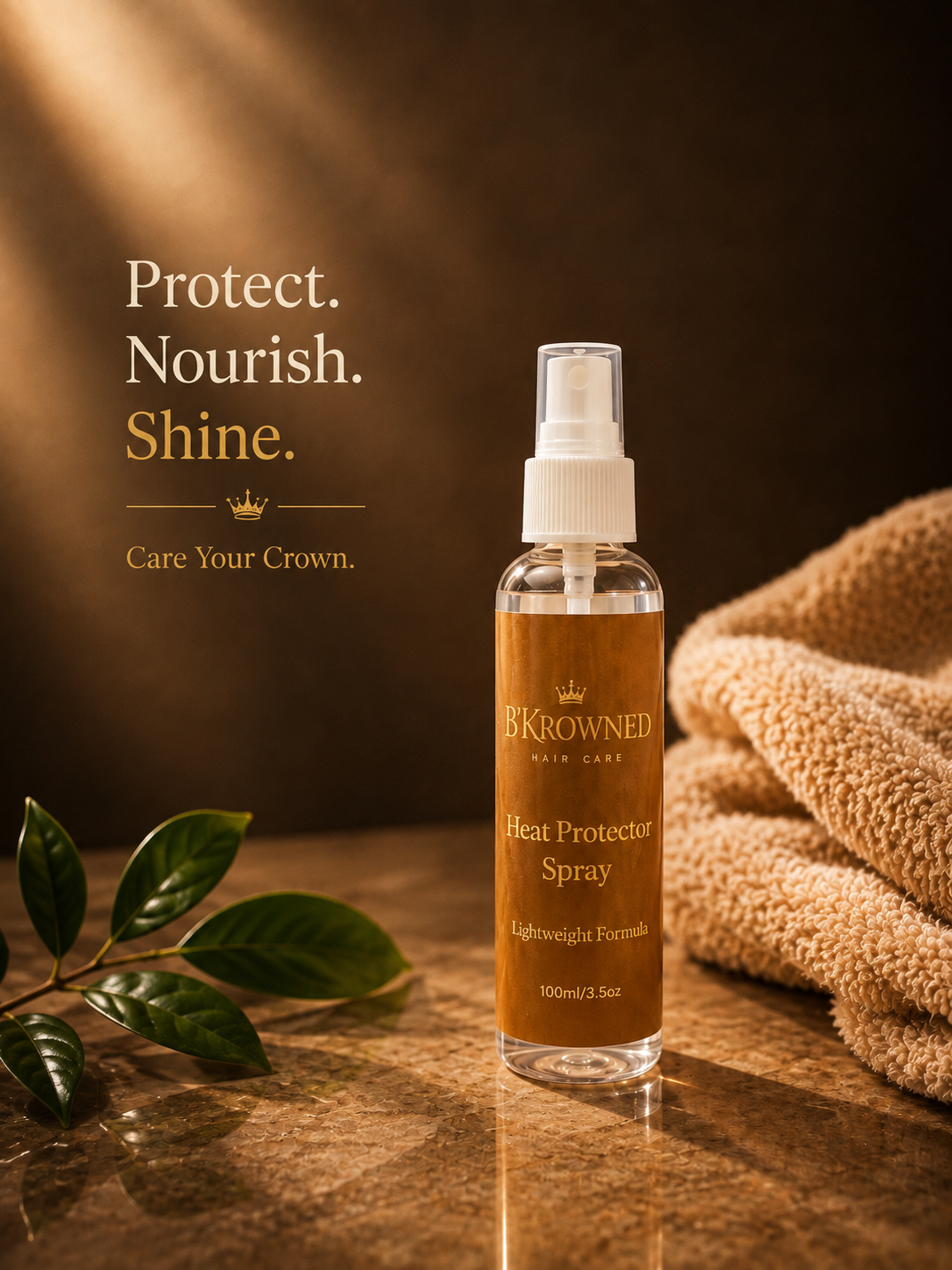 B'Krowned Heat Protectant Spray